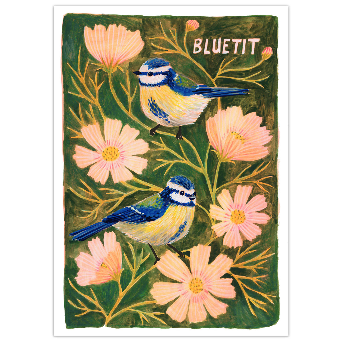 Blue Tit Art Print