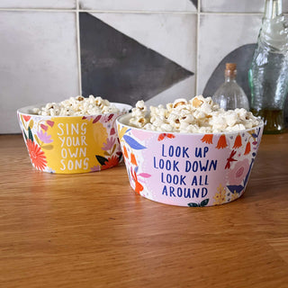 **NEW!** Sing Your Own Song Ceramic Bowl