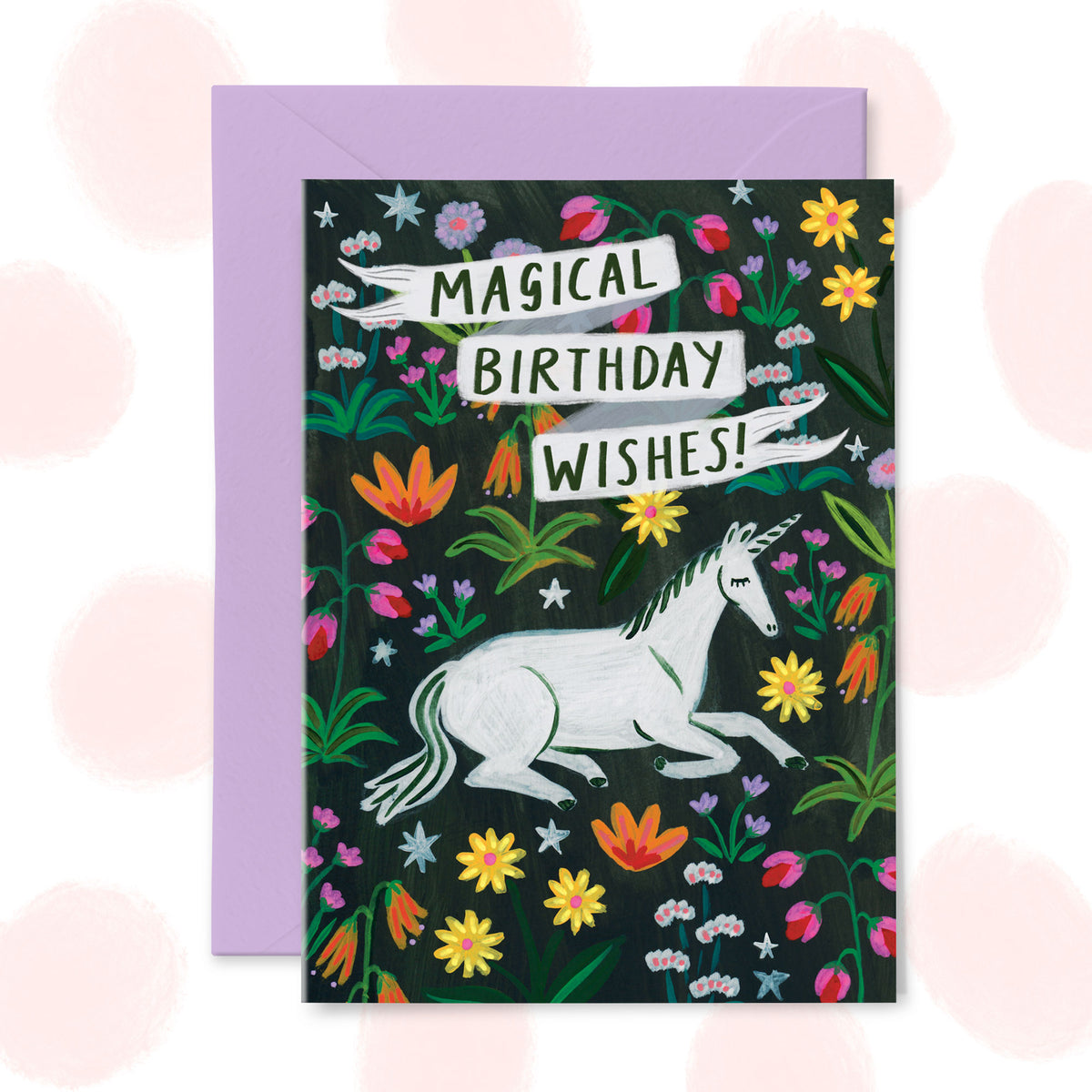 Magical Unicorn Happy Birthday Card