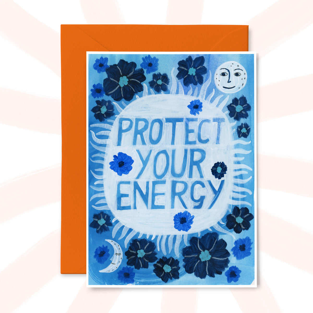 Protect Your Energy Greetings Card