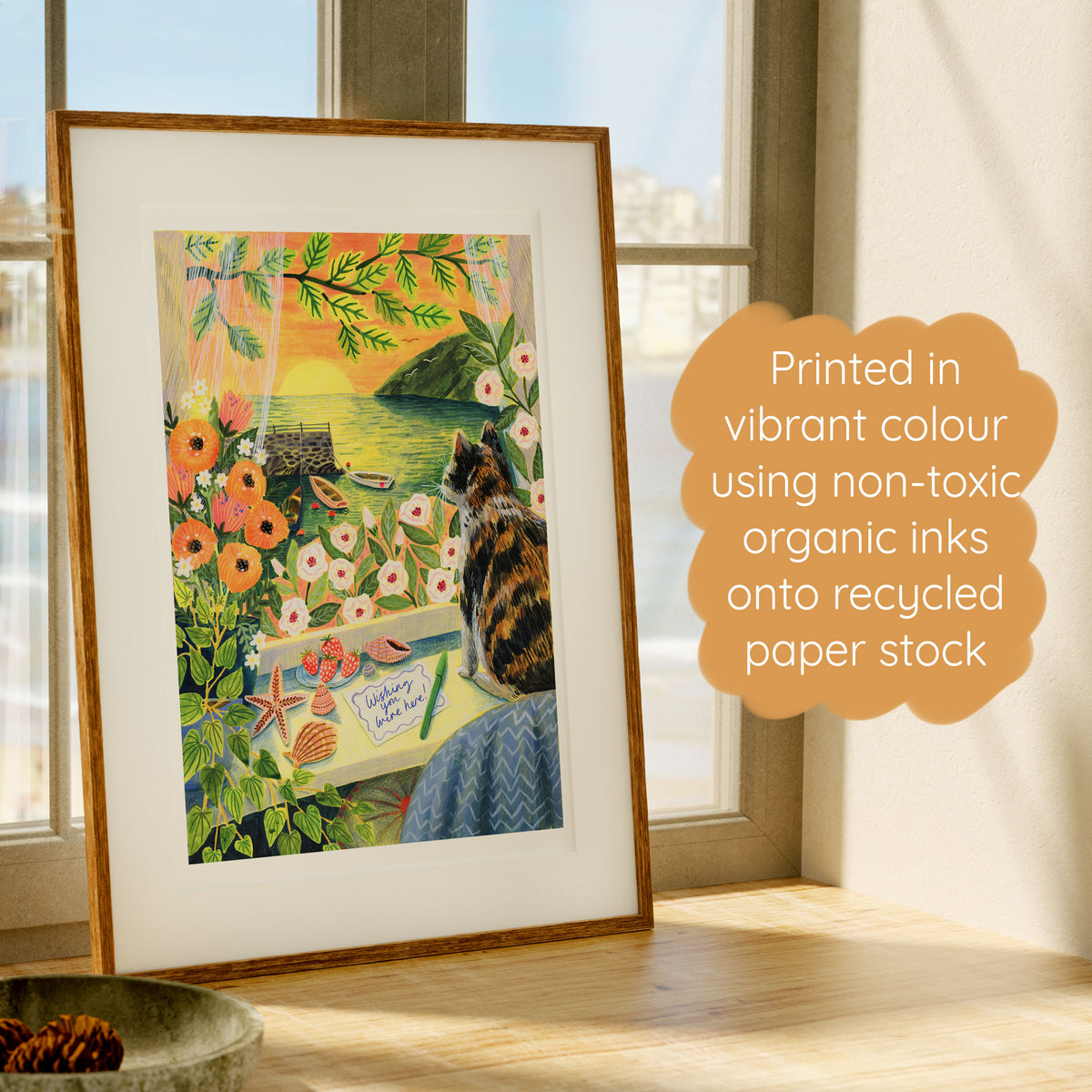 Seaside Sunset Art Print