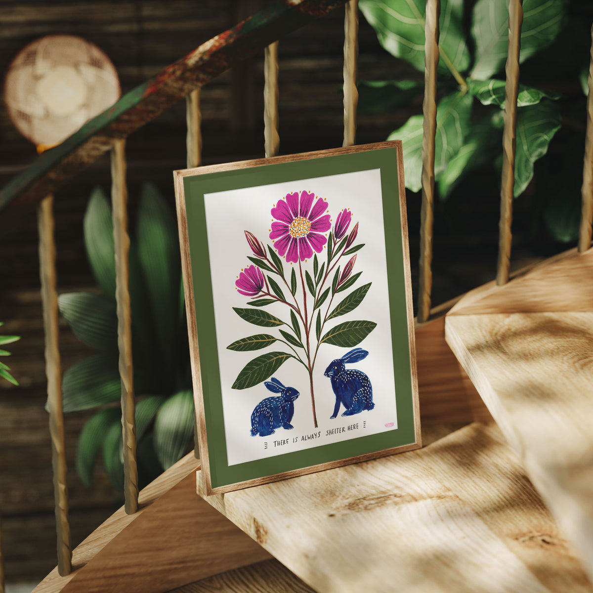 There is Always Shelter Here Art Print