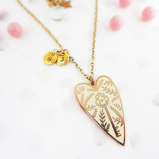 You Hold the Key Personalised Necklace - Gold