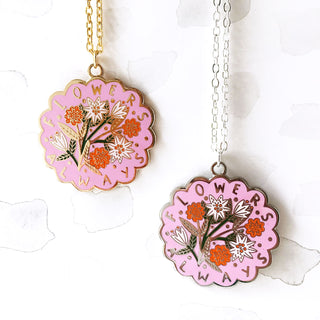 LIMITED EDITION Flowers Always Pendant - Pink