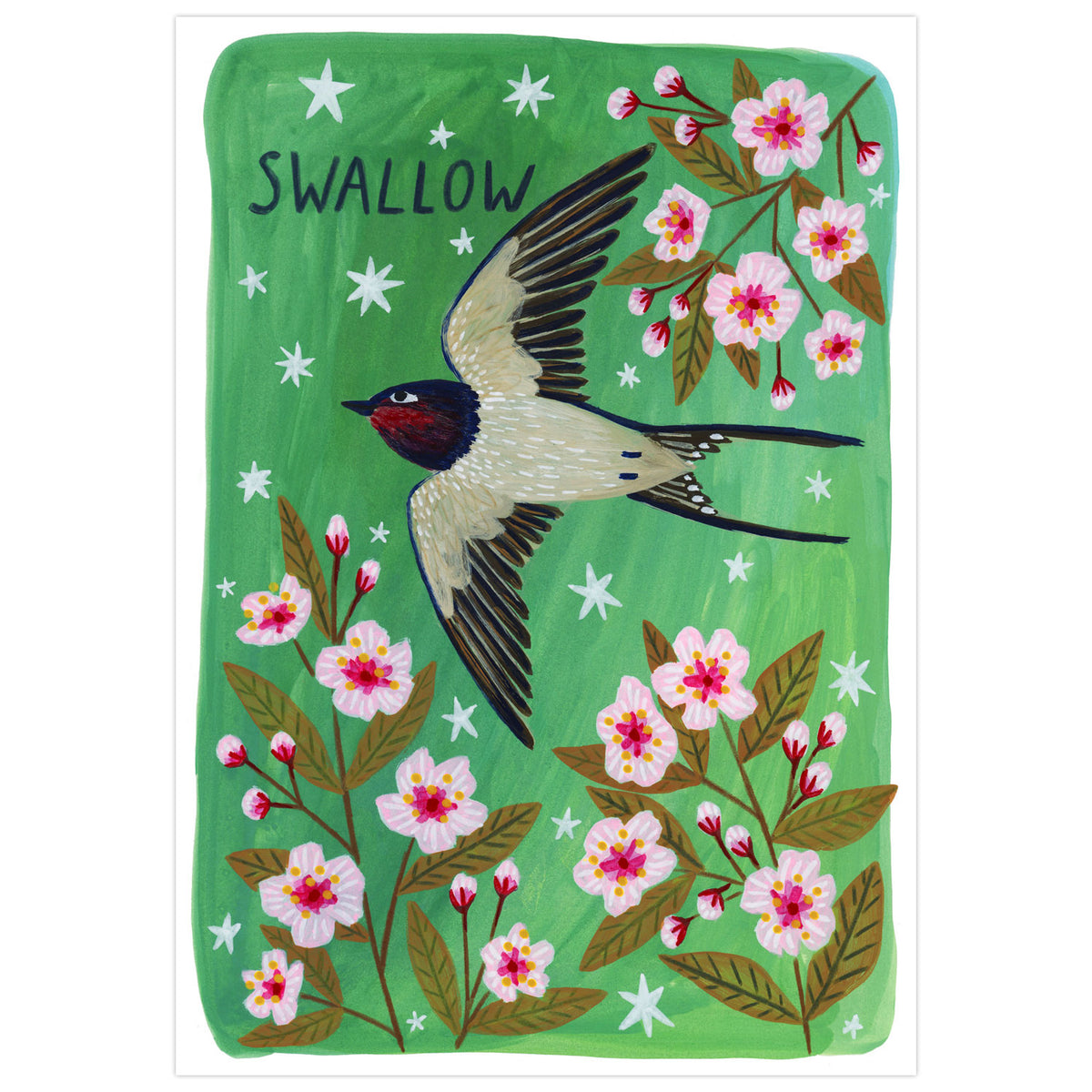 Swallow Bird Art Print