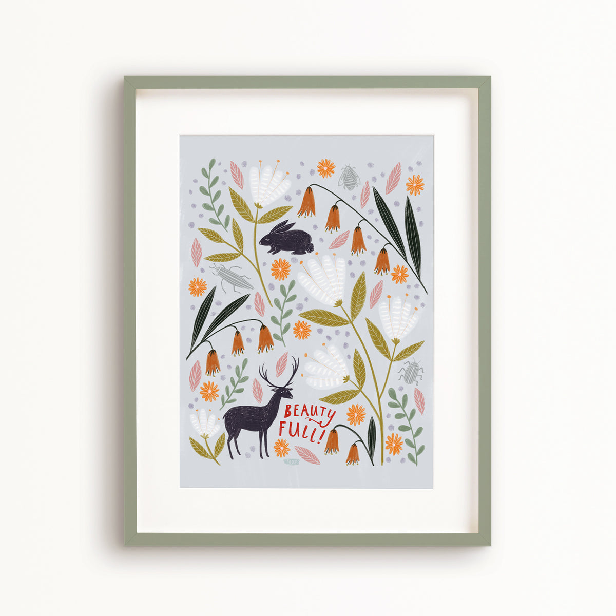 Beauty Full Deer Art Print