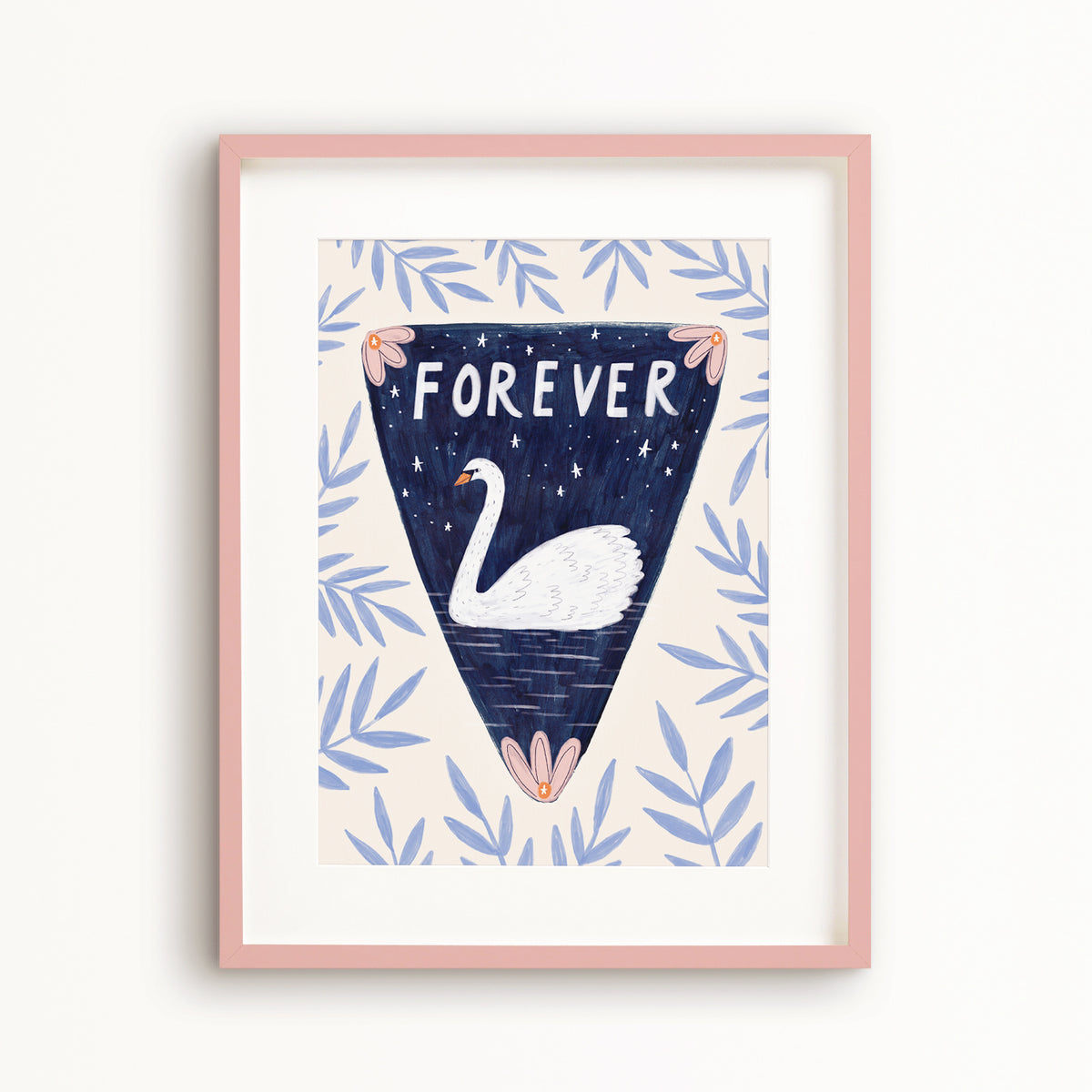 Forever Swan Art Print