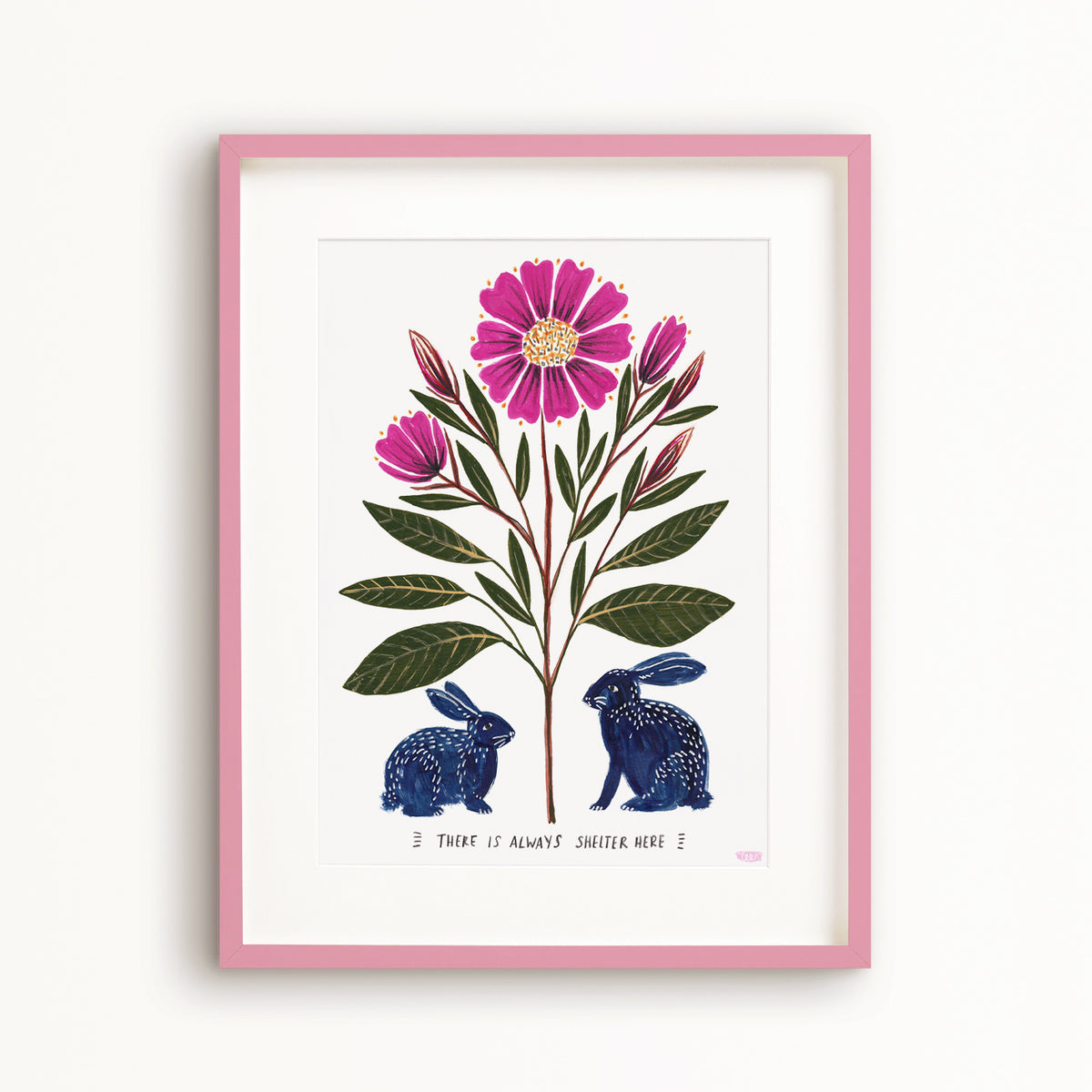 There is Always Shelter Here Art Print