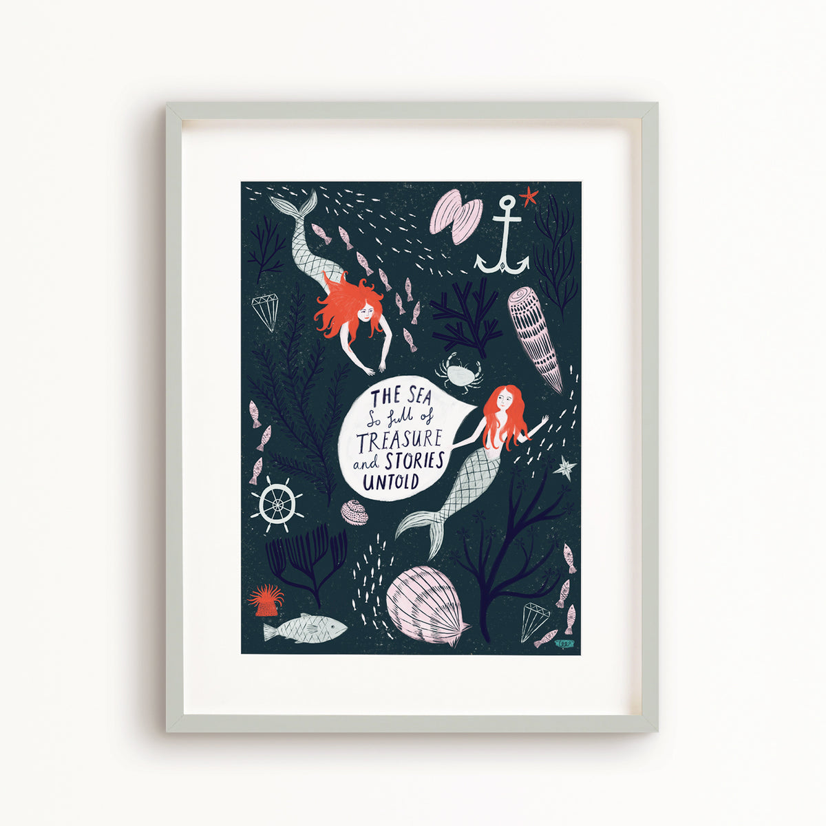 The Sea So Full Mermaid Art Print