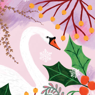 Winter Swan Art Print