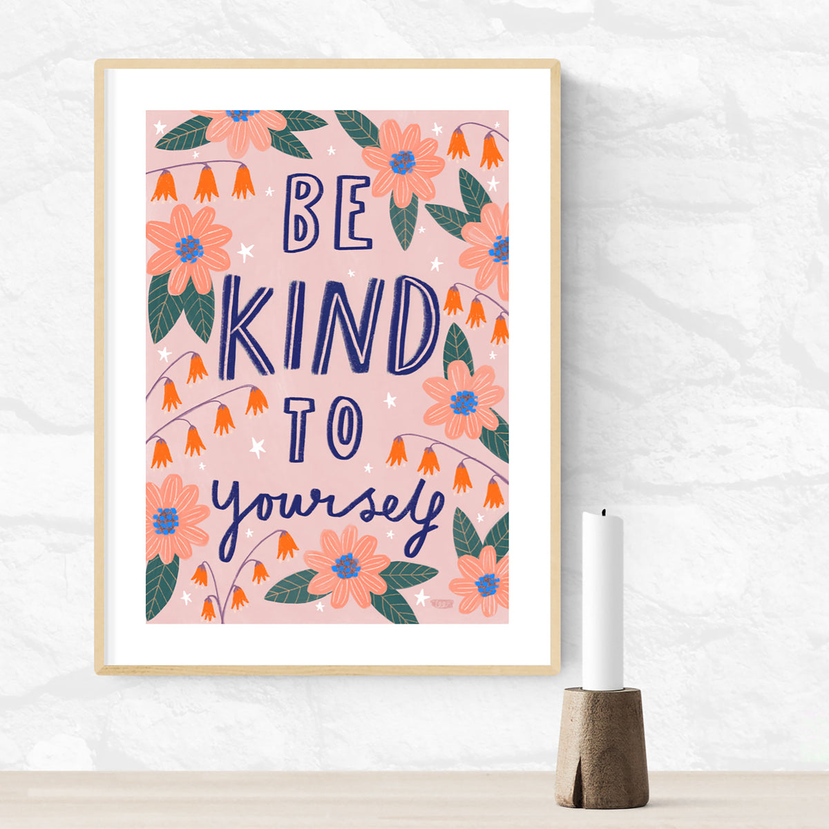 Be Kind Art Print
