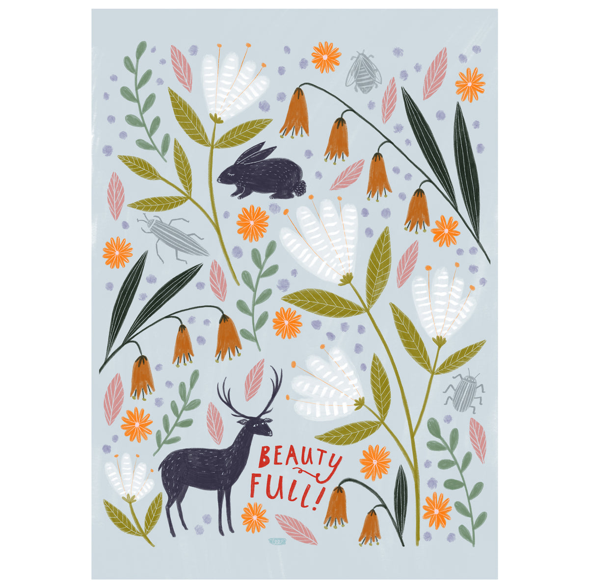 Beauty Full Deer Art Print