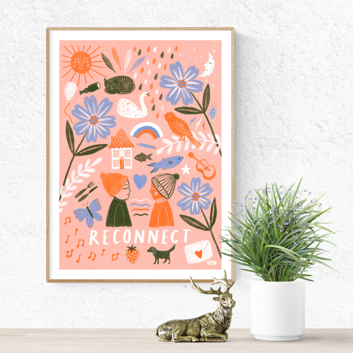 Reconnect Art Print
