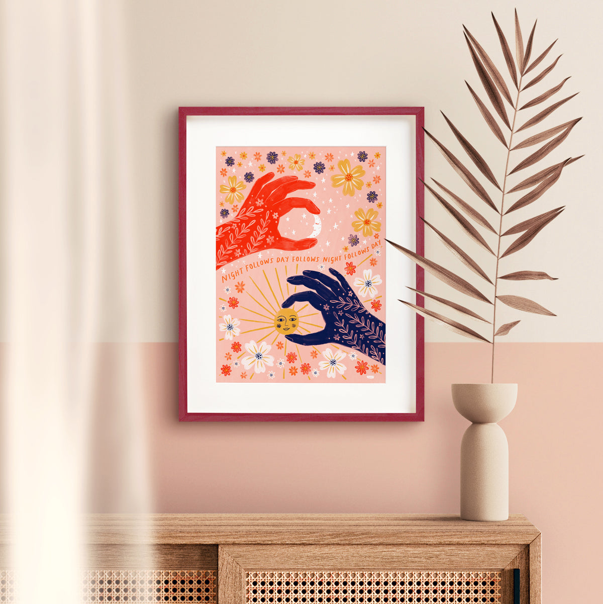 Night Follows Day Art Print