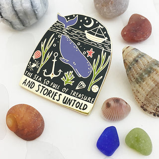 Limited Edition The Sea So Full Enamel Pin Badge - 2017