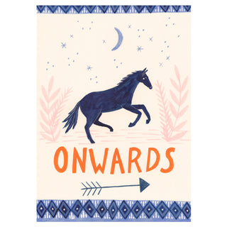 Onwards Horse Art Print