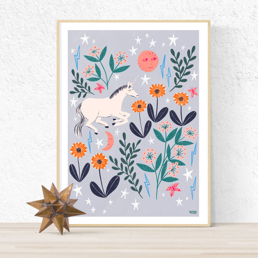 Unicorn Fields Art Print