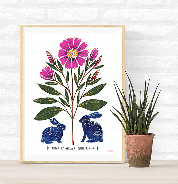 Shelter Triptych Art Print Set