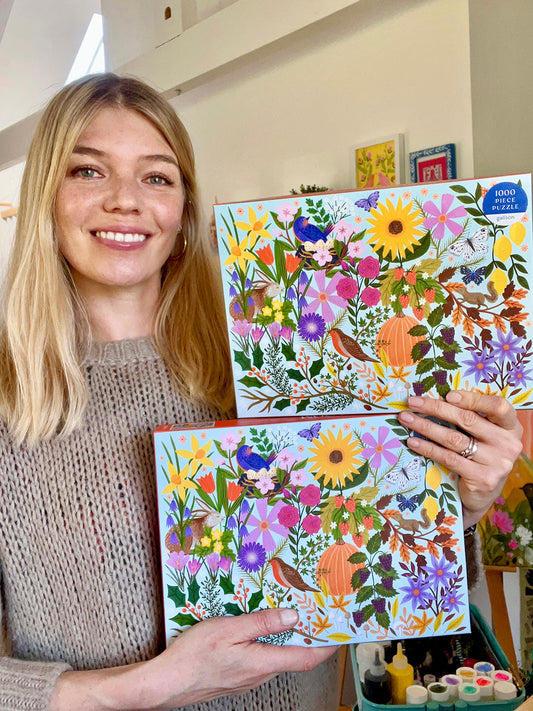 Seasons in Bloom Puzzle for Galison Games