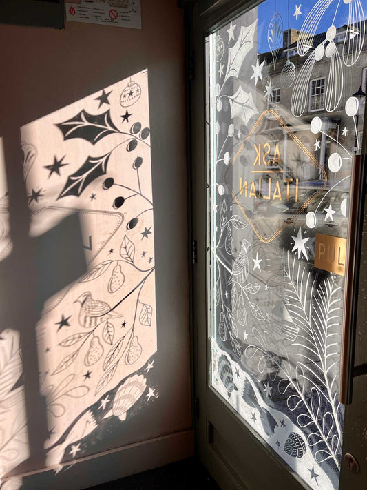 Ask Italian Christmas Window