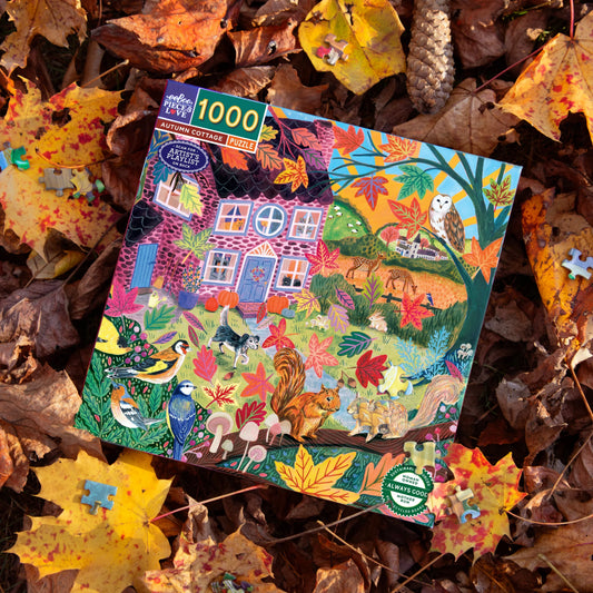 Eeboo Autumn Cottage 1000 Piece Puzzle