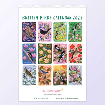 ** PRE-ORDER! ** British Garden Birds Calendar 2027
