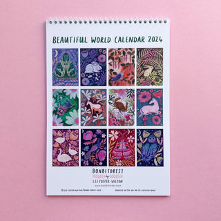 **NEW!** Beautiful World 2024 Wall Calendar