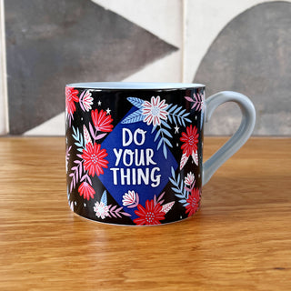 Do Your Thing Pale Blue Ceramic Mug