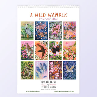 **PRE-ORDER** A Wild Wander 2026 Wall Calendar