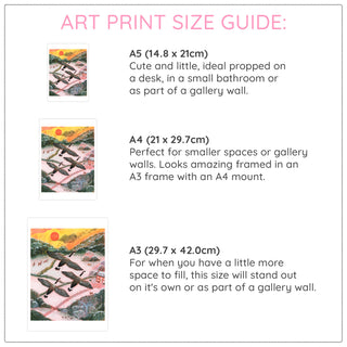 **NEW!** Canada Geese Winter Landscape Art Print