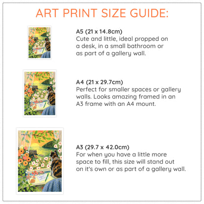 Seaside Sunset Art Print