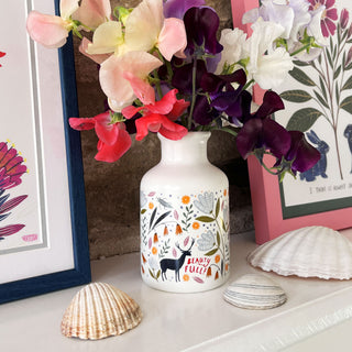 Ceramic Bottle Vase - Beauty Full