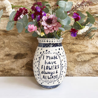 **NEW!** Large Vase - Flowers Always