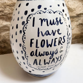 **NEW!** Large Vase - Flowers Always