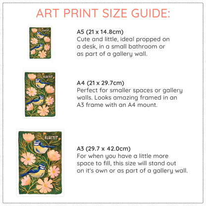 Blue Tit Art Print