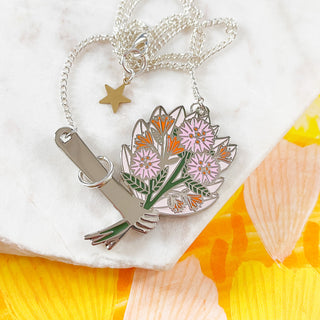 Floral Bouquet Necklace