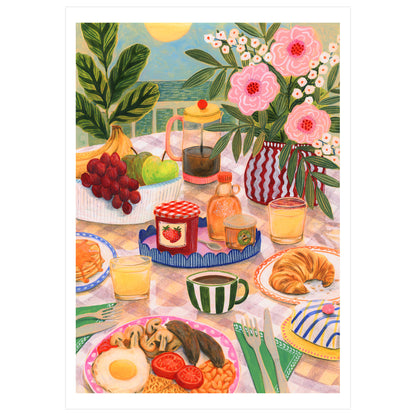 Sunshine Breakfast Art Print