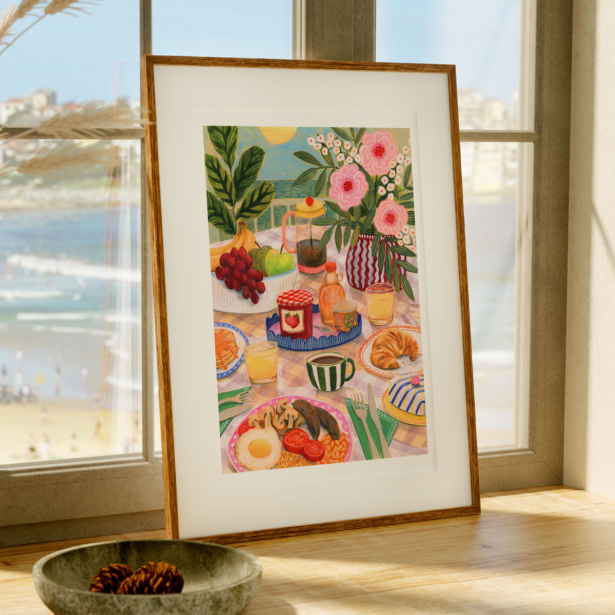Sunshine Breakfast Art Print