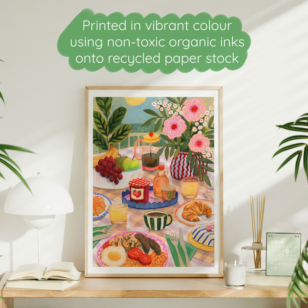 Sunshine Breakfast Art Print