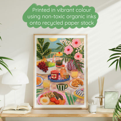 Sunshine Breakfast Art Print