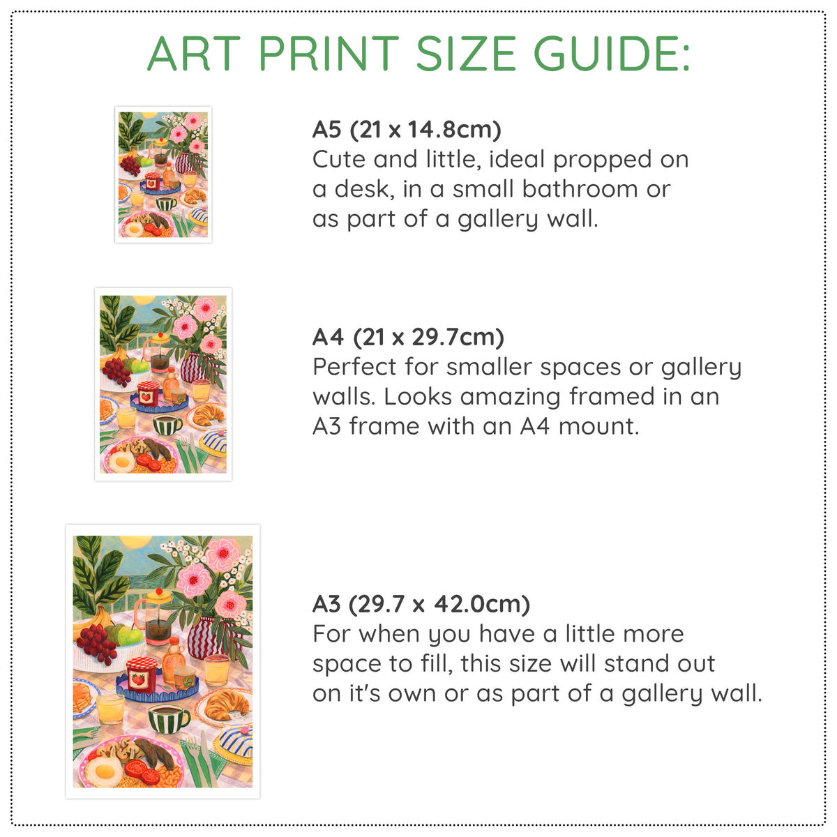 Sunshine Breakfast Art Print