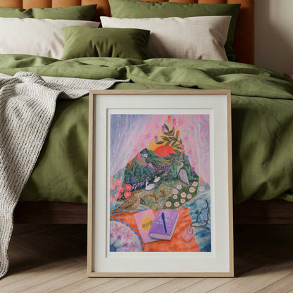 Camping Trip Travel Art Print