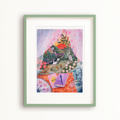 Camping Trip Travel Art Print