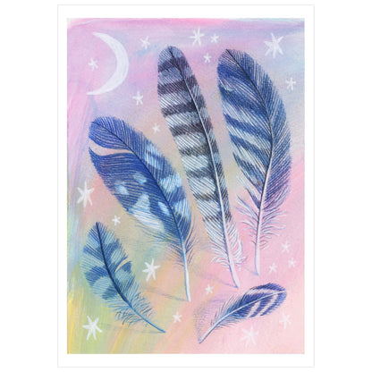 Feather Collection Art Print