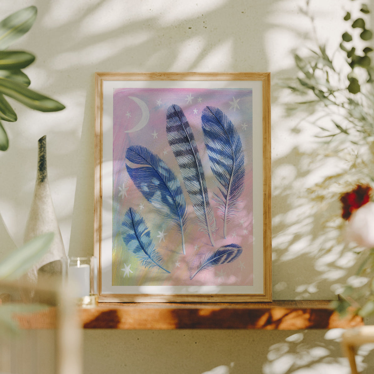 Feather Collection Art Print