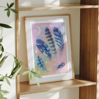 Feather Collection Art Print