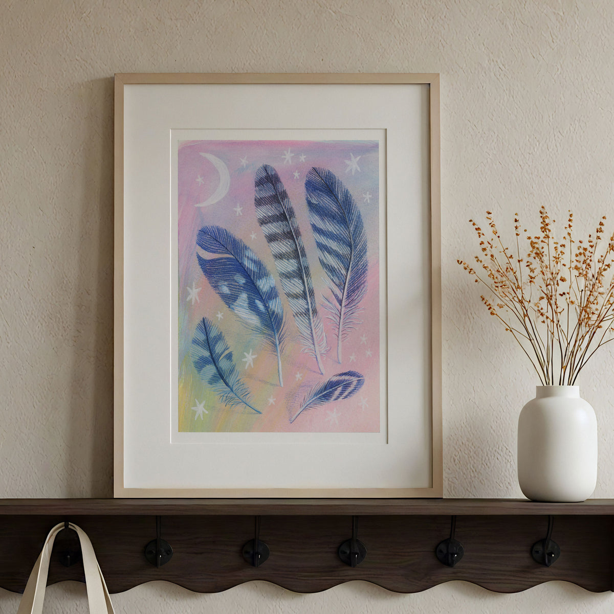 Feather Collection Art Print