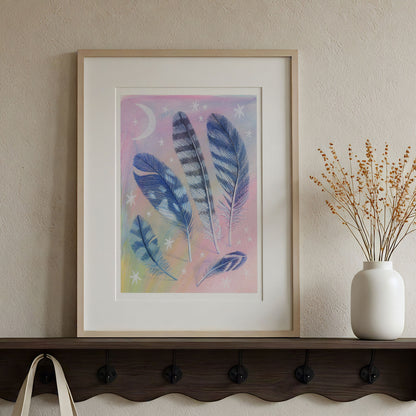 Feather Collection Art Print