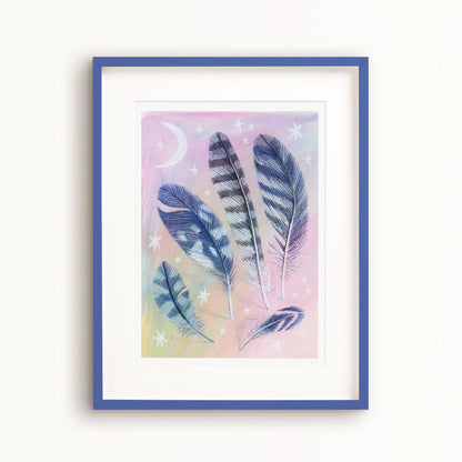 Feather Collection Art Print