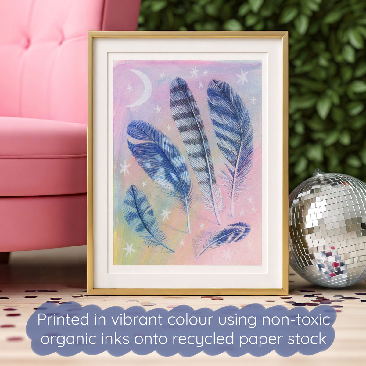 Feather Collection Art Print